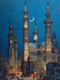 Blue Evening in the Bazaar