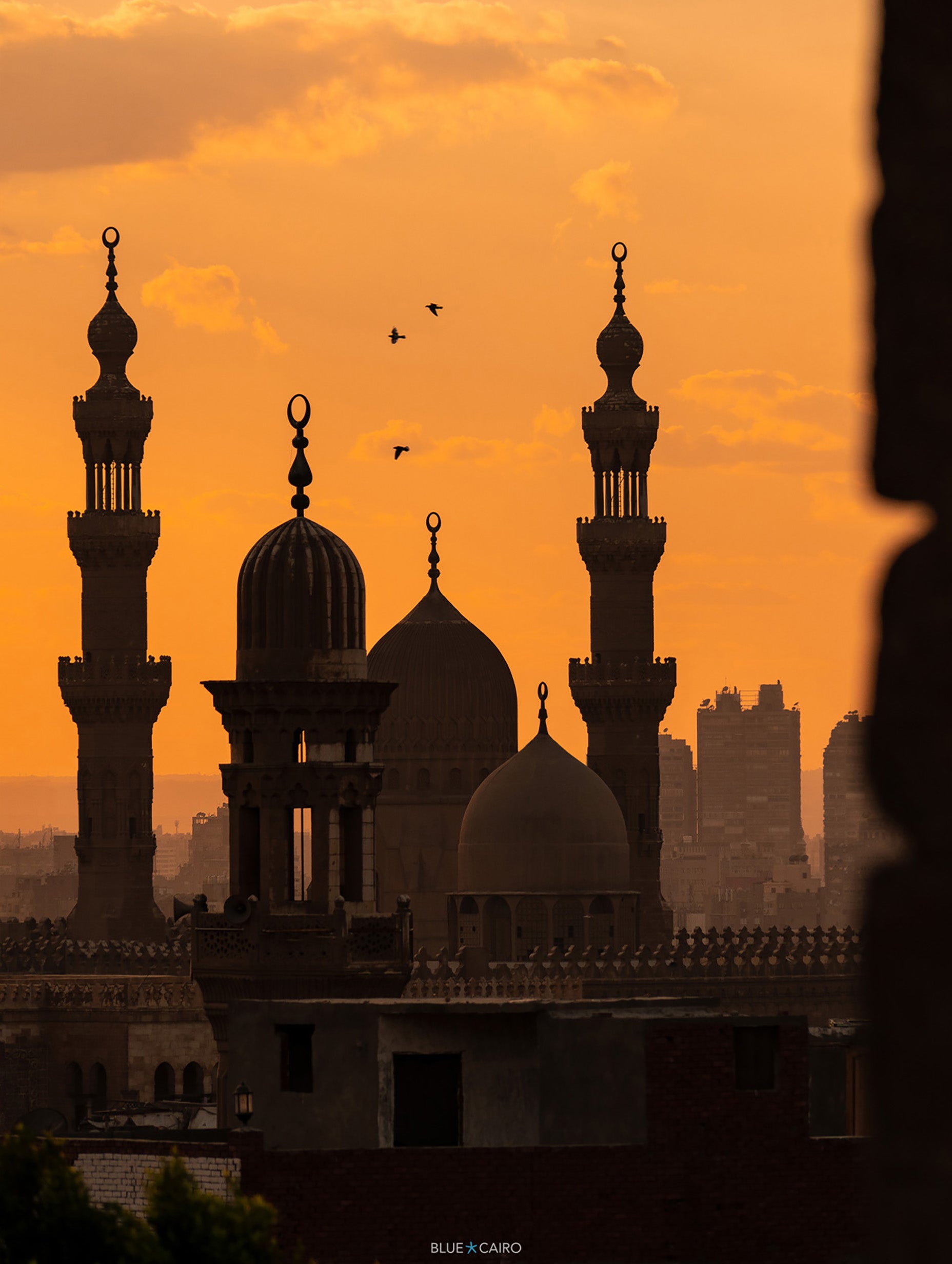 Sunset over Old Cairo