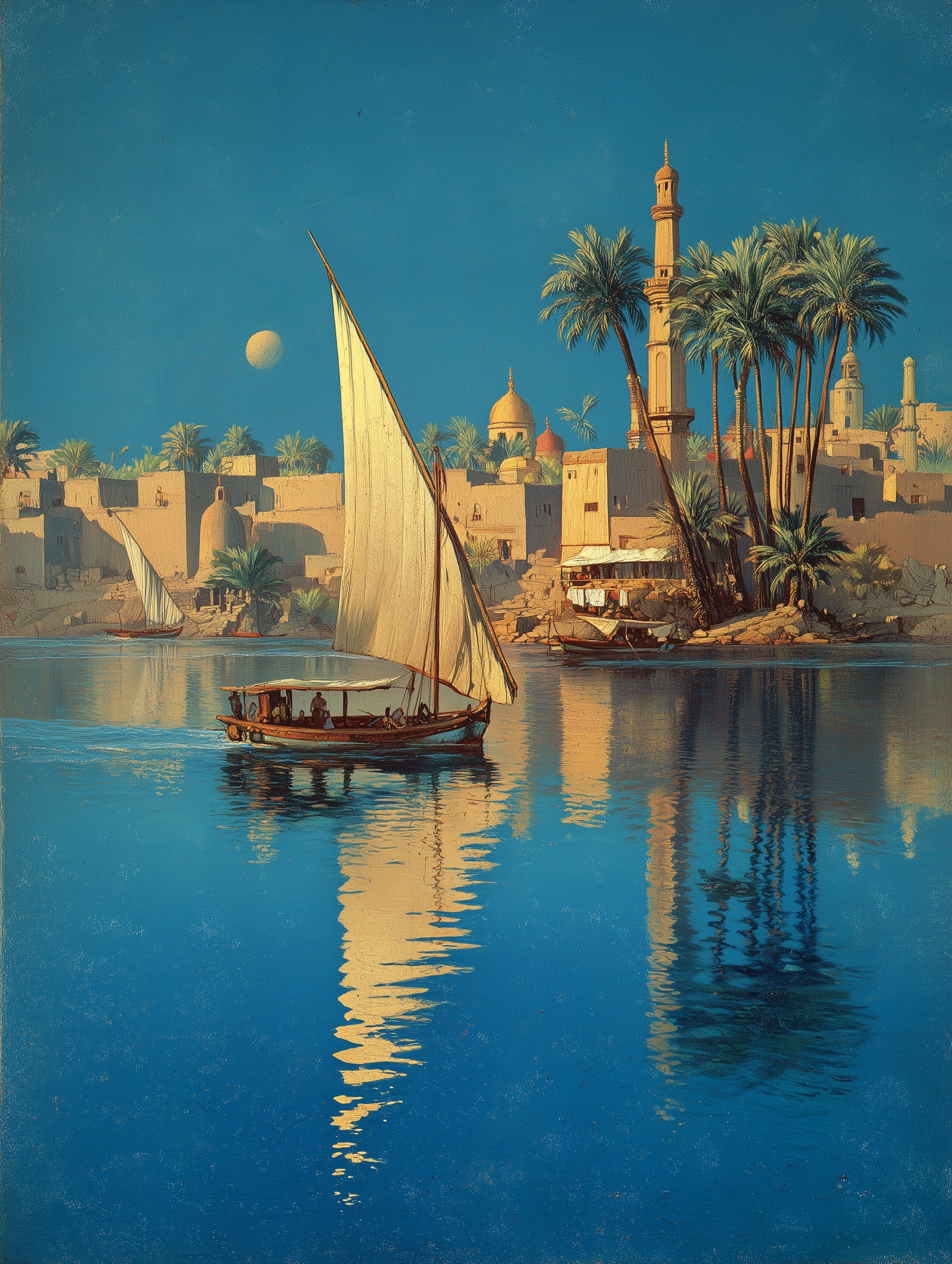 Reflections by the Nile