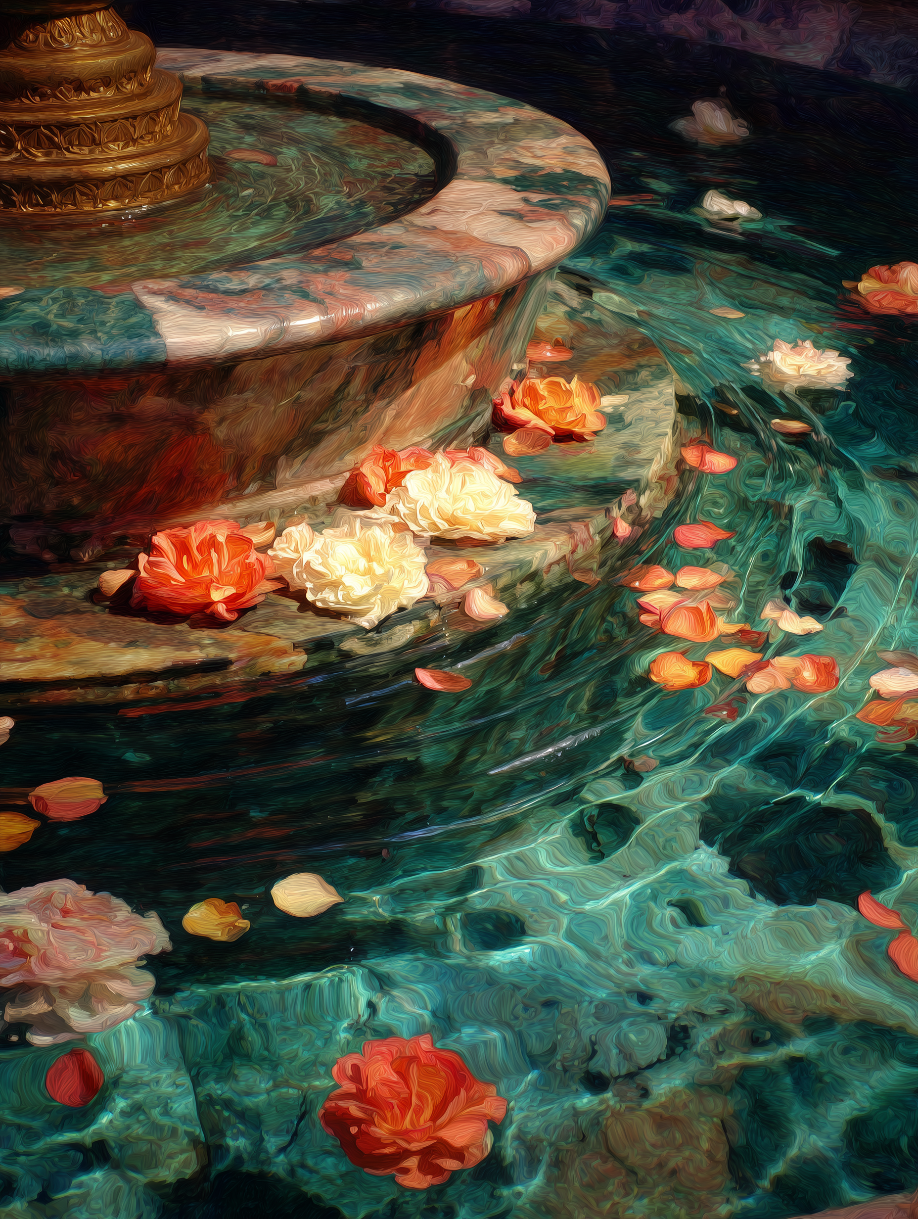 The Fountain of Roses